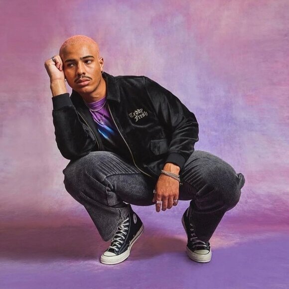 BNWOT Teddy Fresh Black Velour Full-Zip Bomber Jacket, Size XS - Picture 9 of 14